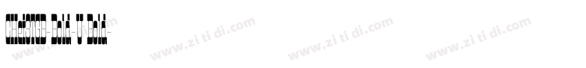 CHei3TGB-Bold-U Bold字体转换